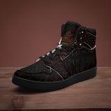 Men's MyMIYAKA Special Edition AJ High Top Sneakers - Black Sole