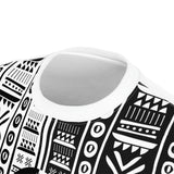 Afro Mask Design Tee - White
