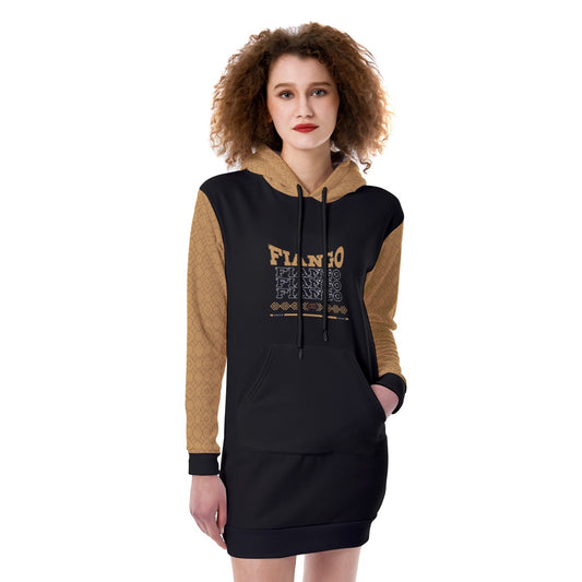 Fiango Women's Heavy Fleece Long Hoodie