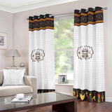 Home Sweet Home - Toghu Grommet Curtains ( Multiple Sizes, 2 Curtains Per Order)