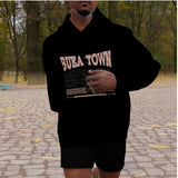 Buea Town Men's Heavy Fleece Raglan Hoodie