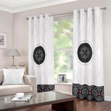 Afro Center Grommet Curtains ( Multiple Sizes, 2 Curtains Per Order)