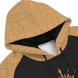 Bangwa King Men's Raglan Pullover Hoodie