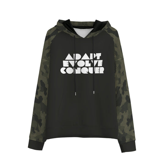 Adapt Evolve Conquer Men's Raglan Pullover Hoodie - Camo