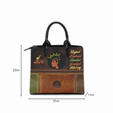 AFRO QUEEN Inspirational Fashion Square Tote Bag
