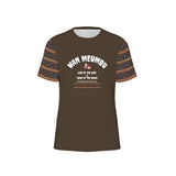 Wan Meumbu O-Neck Cottom T-Shirt - Brown