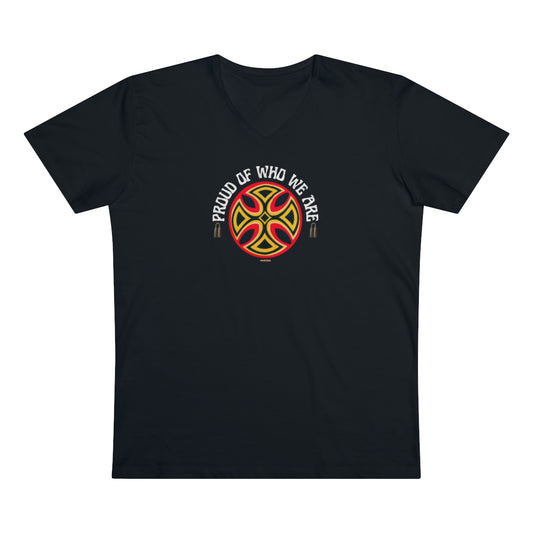 Men’s Proud of Who We Are V-neck T-Shirt