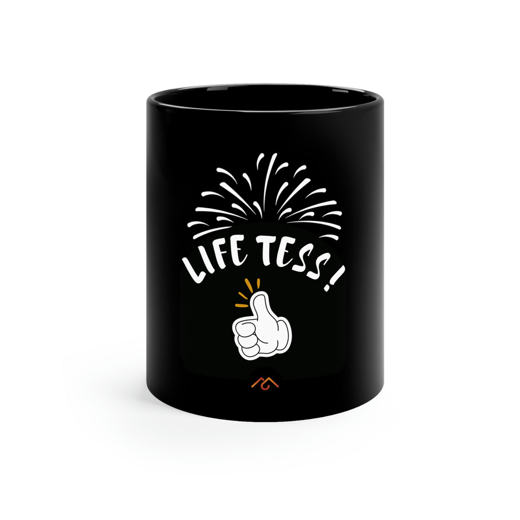 Life Tess 11oz Black Mug