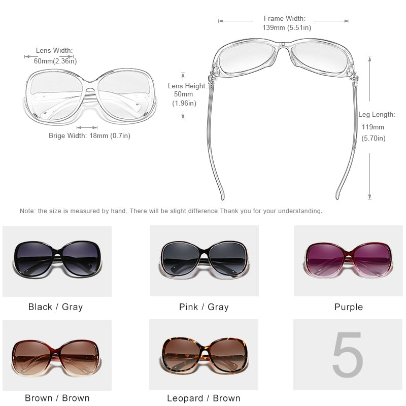 Polarized Retro Big frame luxury Eyewear
