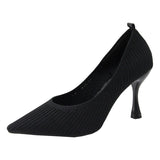 New Shallow Mouth Professional Work Shoes Pointed Toe Stiletto