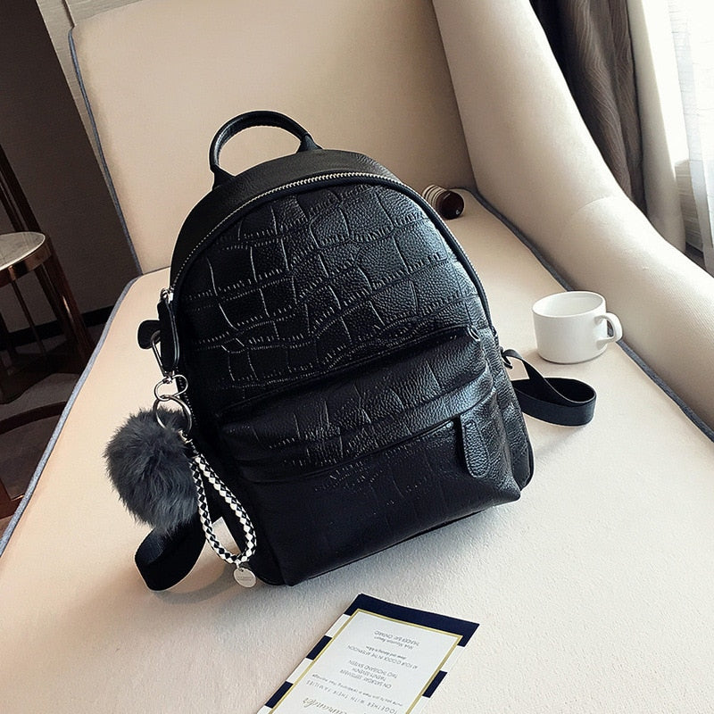 Fashion PU Leather Cute Mini Backpack