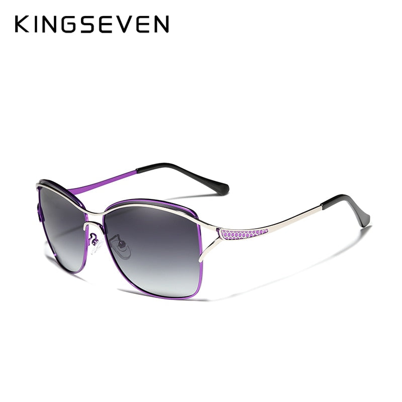 Square Rimless elegant Brand Designer Sun Glasses