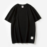 Solid Color Men Short Sleeve 100% cotton Fashion  T Shirt