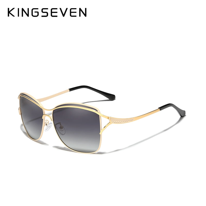 Square Rimless elegant Brand Designer Sun Glasses