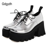 New Fashion Silver Platform Shoes