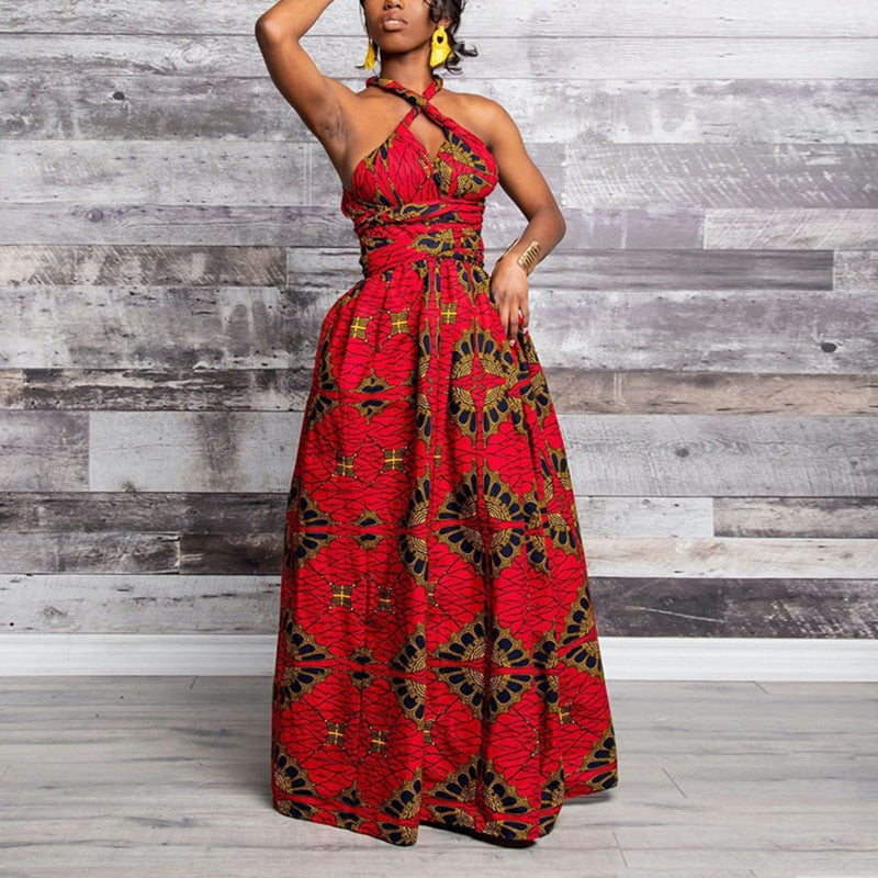 African Split Dress