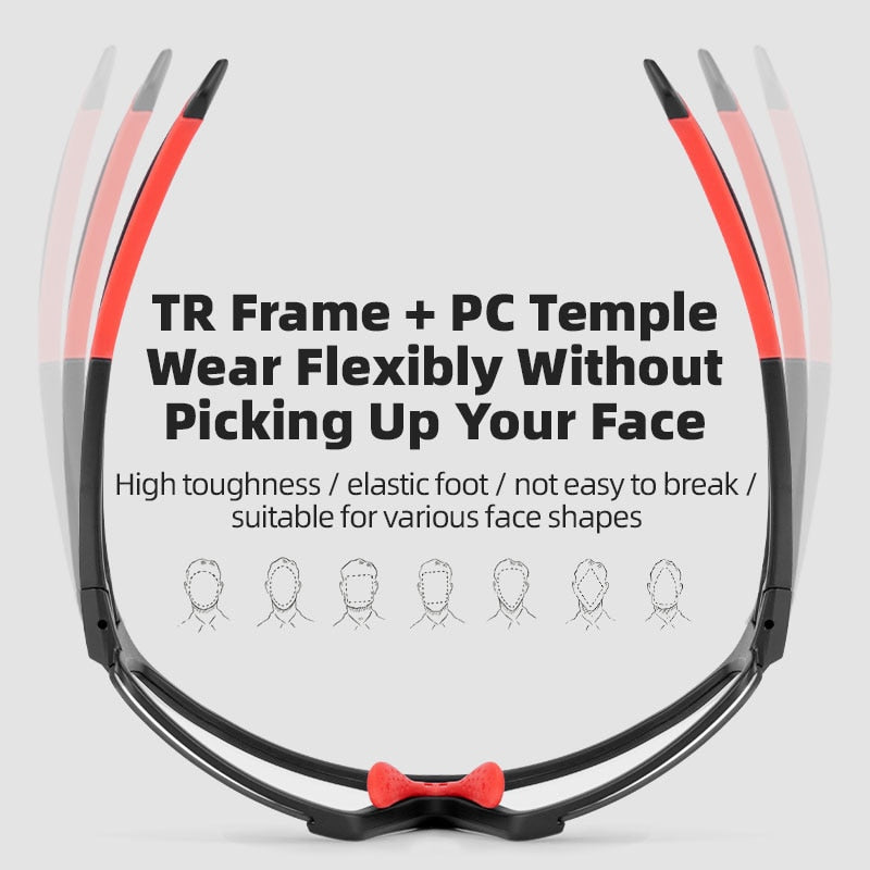 Photochromic Sports Glasses Men