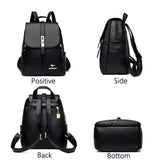 Large Capacity High Quality Leather Backpack