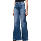 Fashion Denim Mid-waist jeans