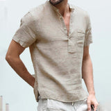 Summer New Men Short-Sleeved T-shirt Cotton