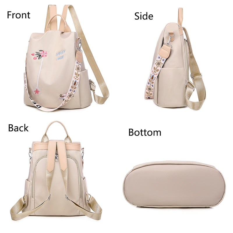 Waterproof Fashion Anti-theft Women High Quality Large Capacity Backpack