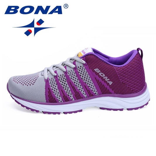 New Typical Style Women Running Lace Up Mesh Athletic Shoes