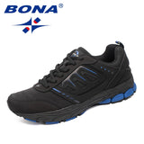 Outdoor Running Lace Up Athletic Shoes Comfortable Light Soft