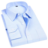 Business Casual Long Sleeved Shirt 4XL 5XL 6XL 7XL 8XL