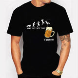 Funny Friday Beer Graphic Print Branded T-shirt