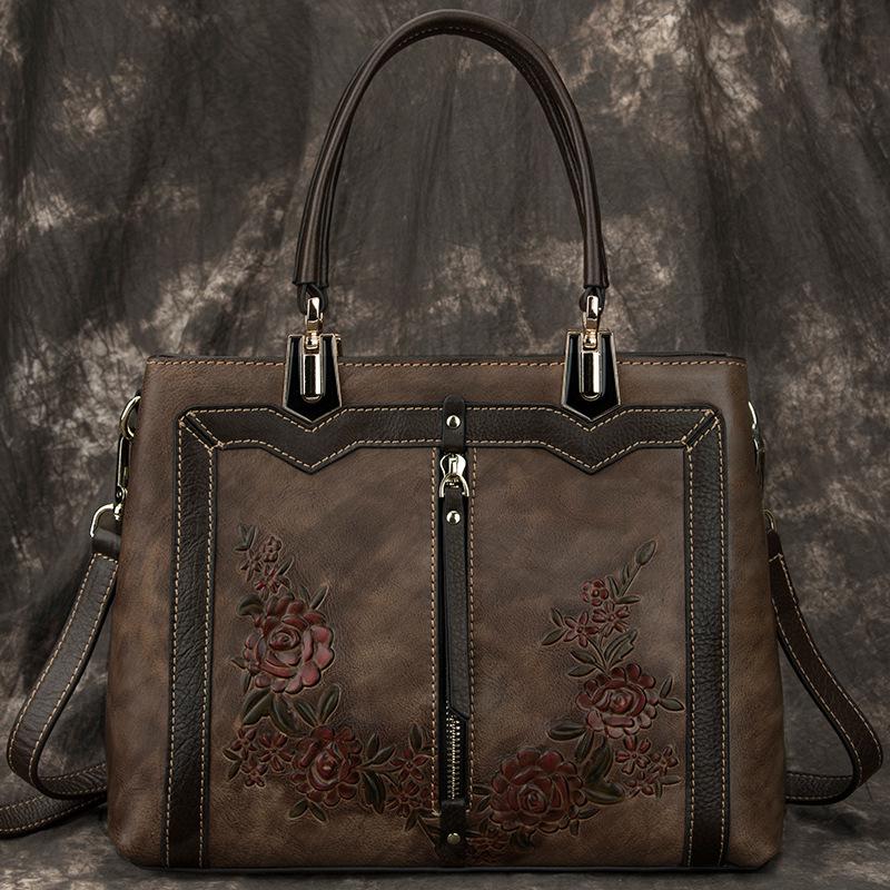 Retro Genuine Leather Luxury Handbags
