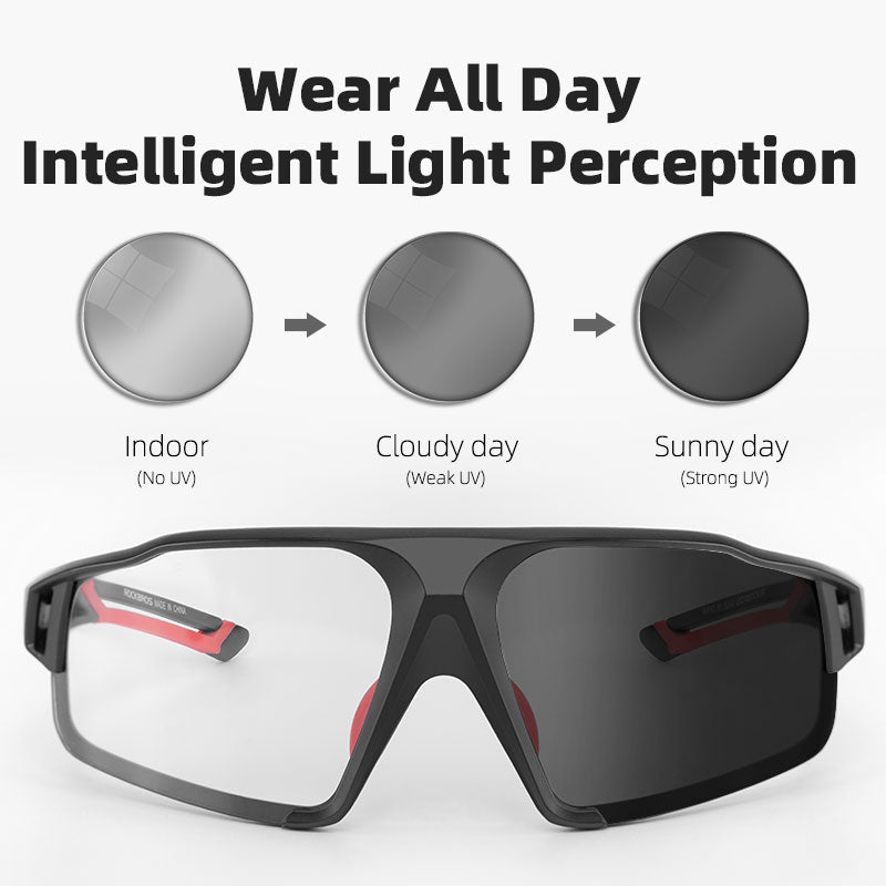 Photochromic Sports Glasses Men