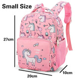 Pink Unicorn Printing Kids School Bags