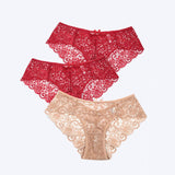 3pcs/Pack! Sexy Women Lace Panties Underwear