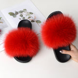 Furry Fur Flat Slippers