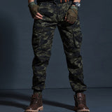 High Quality Khaki Casual Multi-Pocket Camouflage Cargo Pants