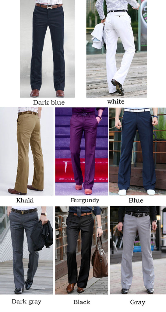 Men's Boot Cut Fashion Pants
