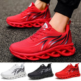Flame Printed Weave Comfortable Running Shoes