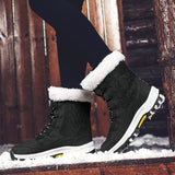 Warm Snow Waterproof Padded Winter Boots for Women