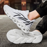 Flame Printed Weave Comfortable Running Shoes