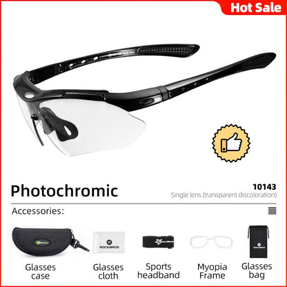 Photochromic Sports Glasses Men
