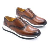 Luxury Handmade Casual Leather Lace-up Shoes