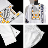 Traditional Rich African Clothes for Men 3 PCS Set Wedding Party Occasion