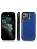 Business Wallet Case For iPhone 14 13 12 11 Pro Max 7 8 Plus Mini SE XR XS Max X Retro Flip Leather Card Holder Phone Cover
