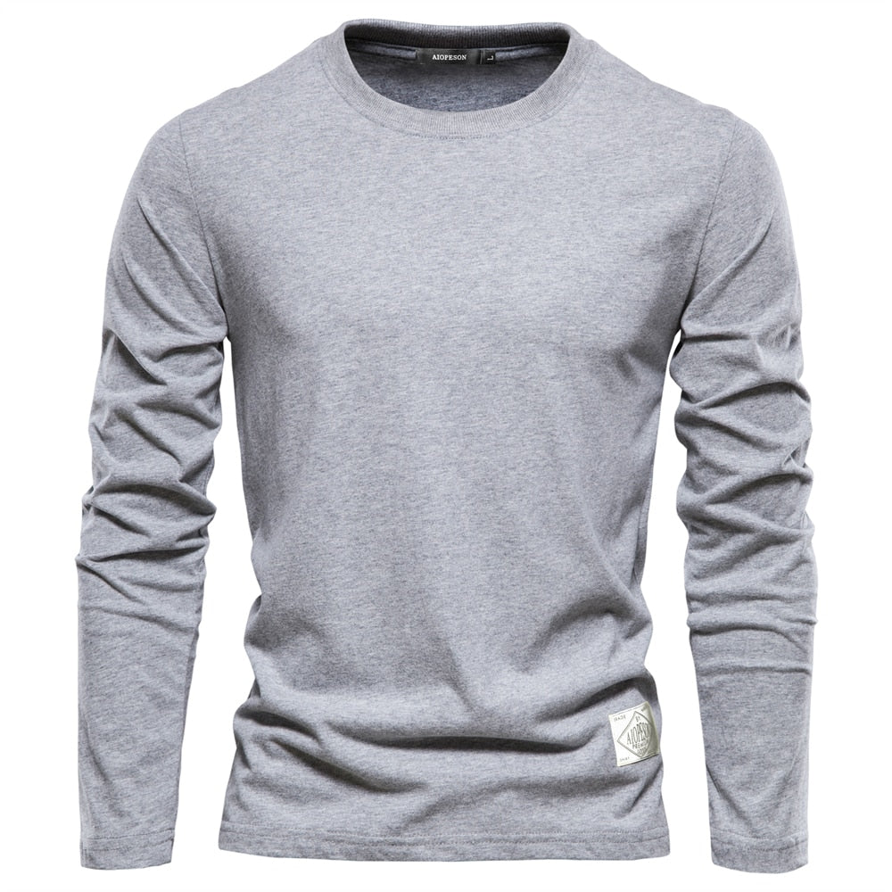 High Quality 100% Cotton Short and Long Sleeve T shirt For Men