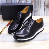Luxury Handmade Casual Leather Lace-up Shoes