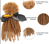 10 and 60 Strands Handmade Dreadlocks 100% Human Hair Crochet Extensions For Men and Women