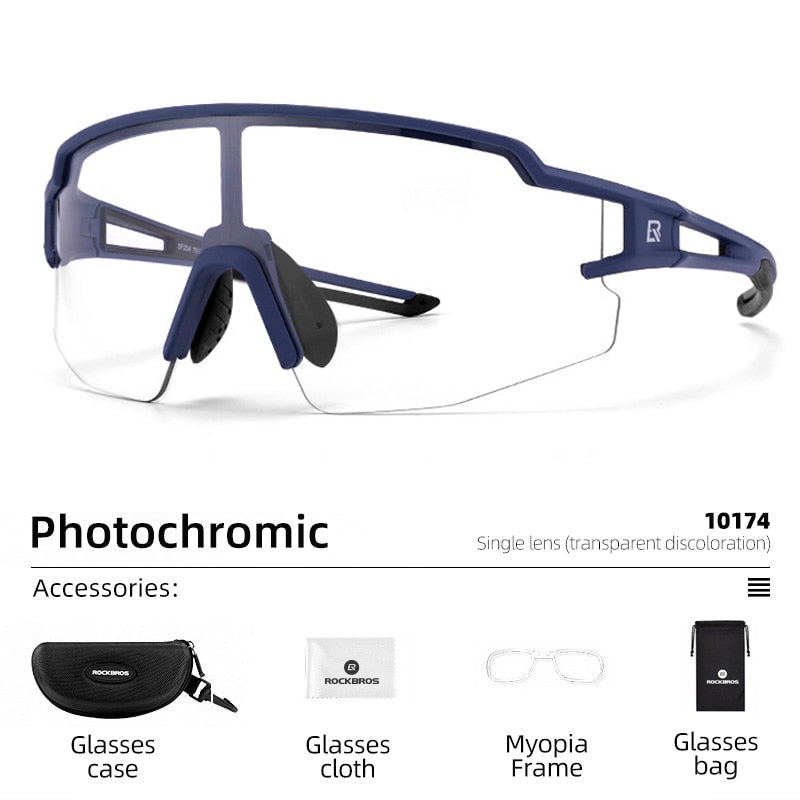 Photochromic Sports Glasses Men