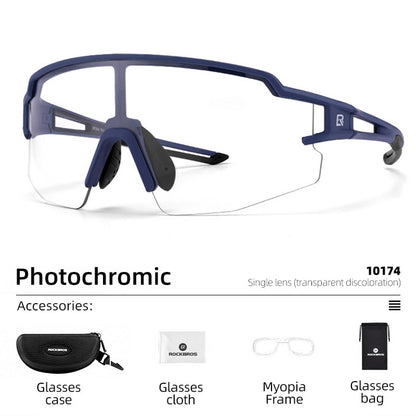 Photochromic Sports Glasses Men