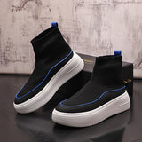 Knitted Sock Hip Hop High Tops Casual Men Sneakers