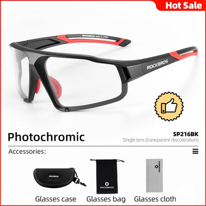 Photochromic Sports Glasses Men
